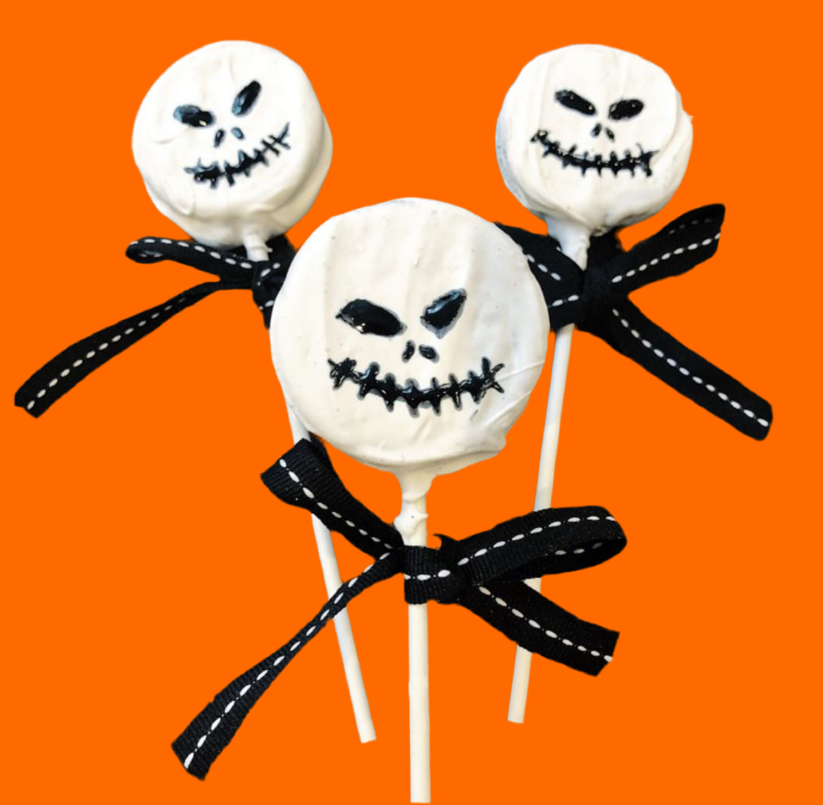 Jack Skellington Oreo Pops